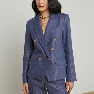 L'agence Kenzie Pinstriped Blazer